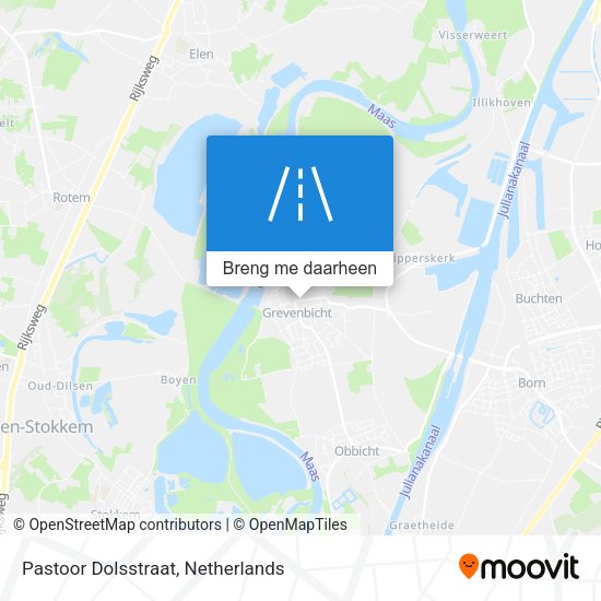 Pastoor Dolsstraat kaart