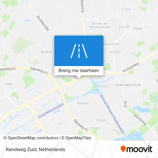 Randweg Zuid kaart