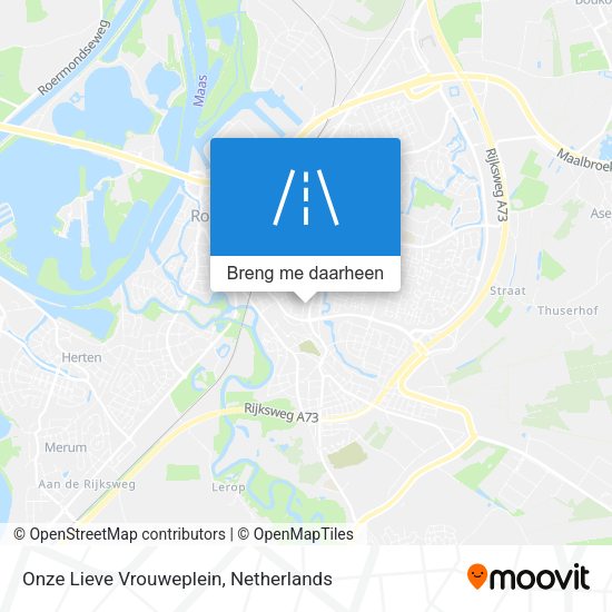 Onze Lieve Vrouweplein kaart