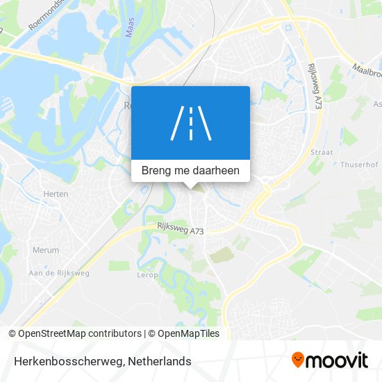 Herkenbosscherweg kaart