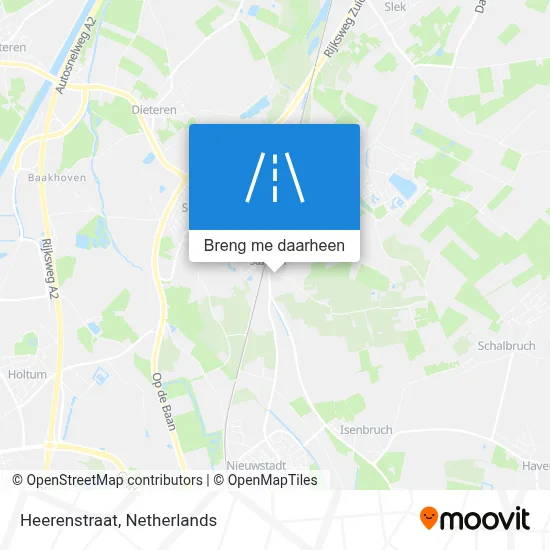 Heerenstraat kaart