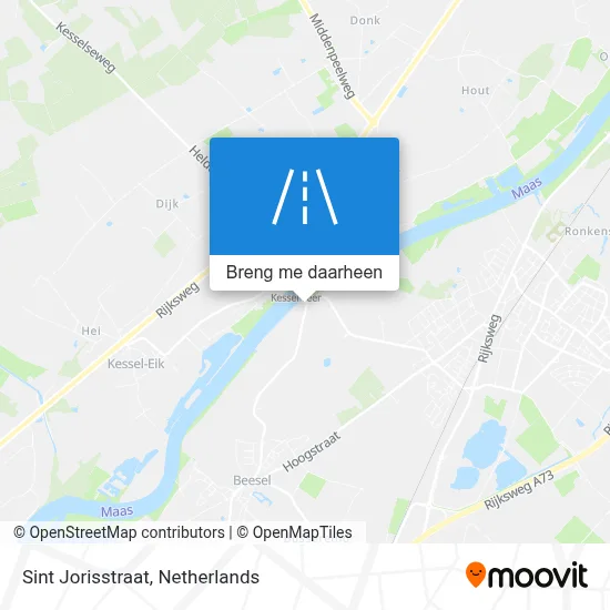 Sint Jorisstraat kaart