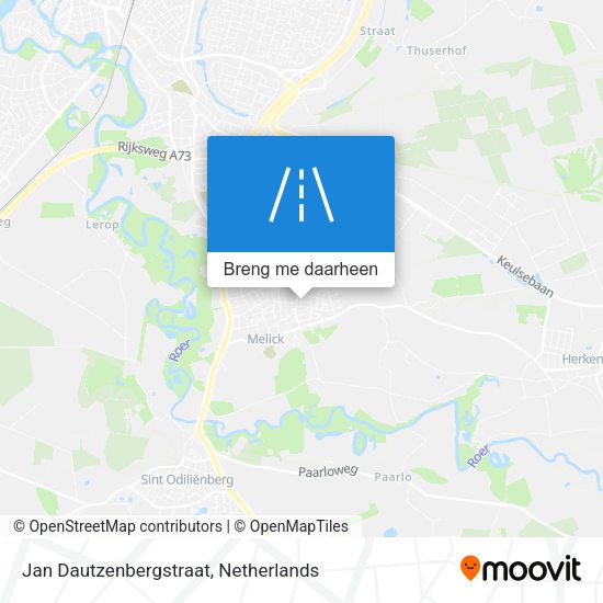Jan Dautzenbergstraat kaart
