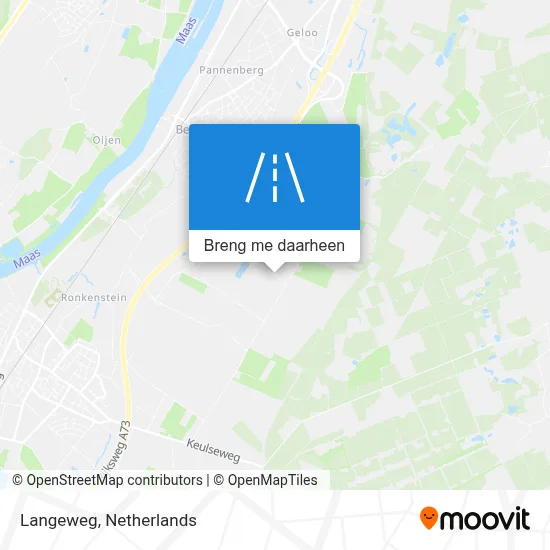 Langeweg kaart