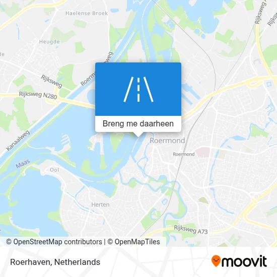 Roerhaven kaart