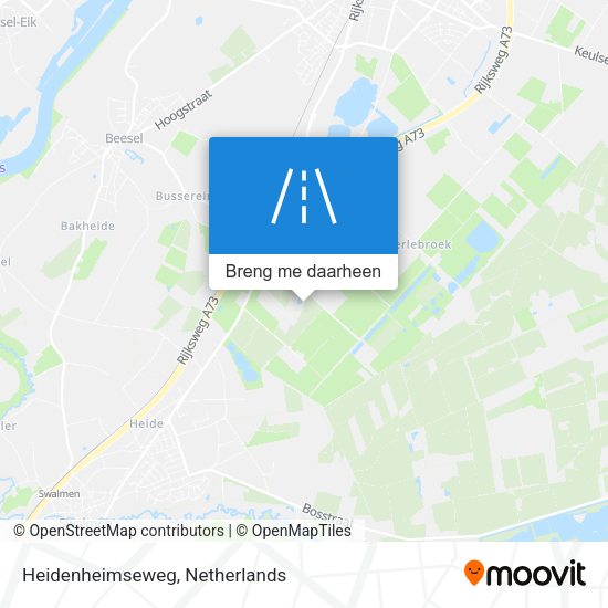 Heidenheimseweg kaart