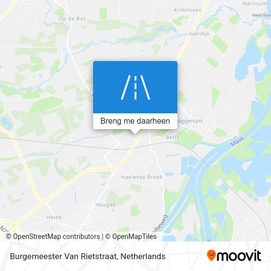 Burgemeester Van Rietstraat kaart