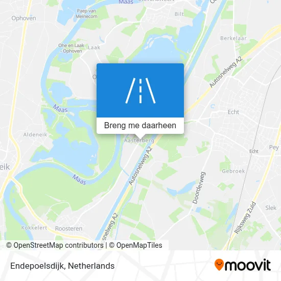 Endepoelsdijk kaart
