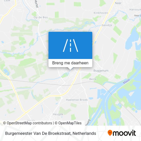 Burgemeester Van De Broekstraat kaart