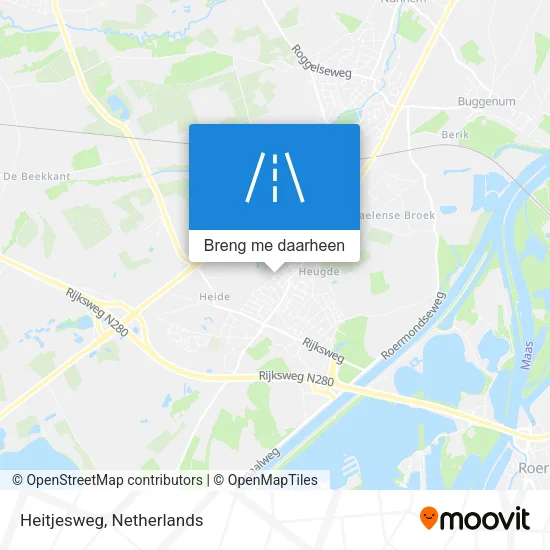 Heitjesweg kaart