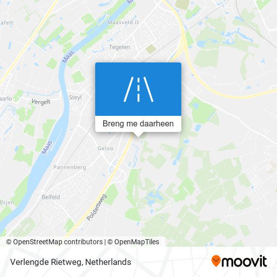 Verlengde Rietweg kaart