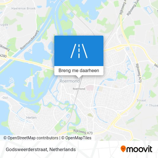 Godsweerderstraat kaart