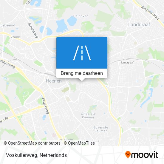 Voskuilenweg kaart