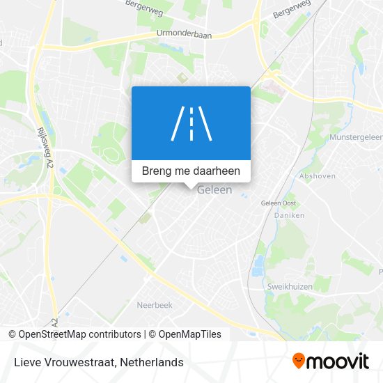 Lieve Vrouwestraat kaart