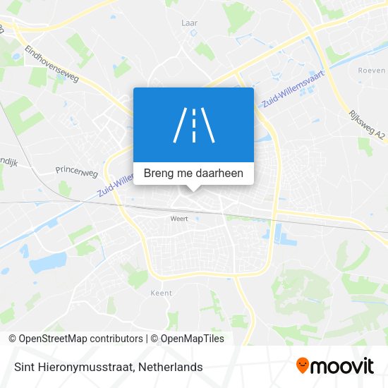 Sint Hieronymusstraat kaart
