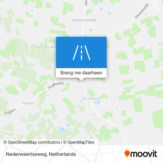 Nederweertseweg kaart