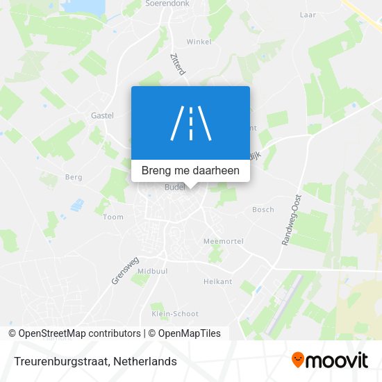 Treurenburgstraat kaart