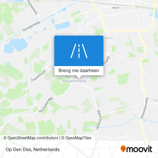 Op Den Das kaart