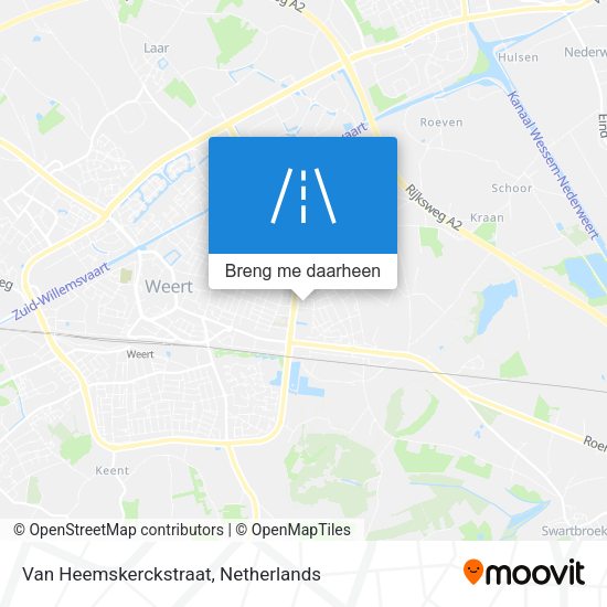 Van Heemskerckstraat kaart