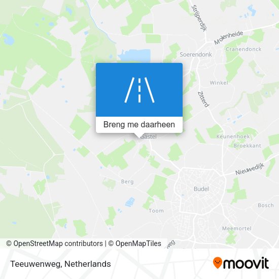 Teeuwenweg kaart