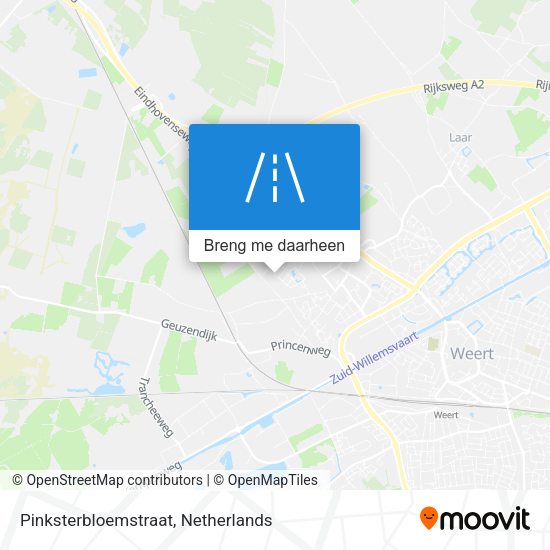 Pinksterbloemstraat kaart