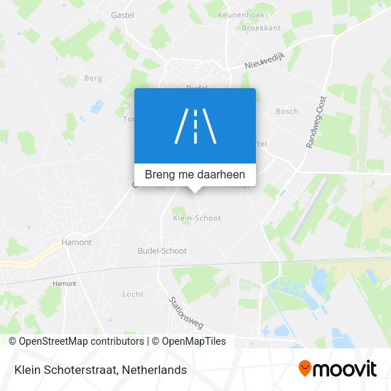 Klein Schoterstraat kaart