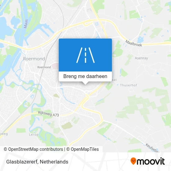 Glasblazererf kaart