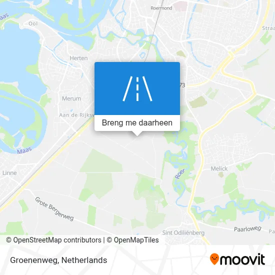 Groenenweg kaart
