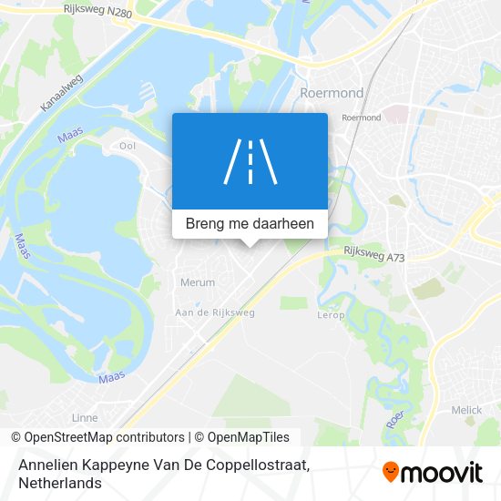 Annelien Kappeyne Van De Coppellostraat kaart
