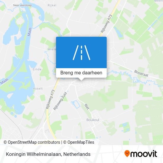 Koningin Wilhelminalaan kaart