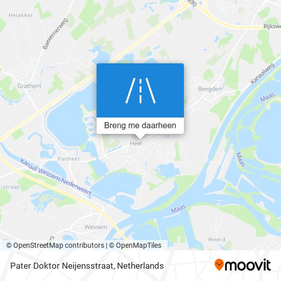 Pater Doktor Neijensstraat kaart