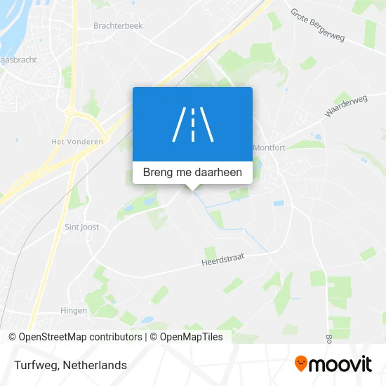 Turfweg kaart