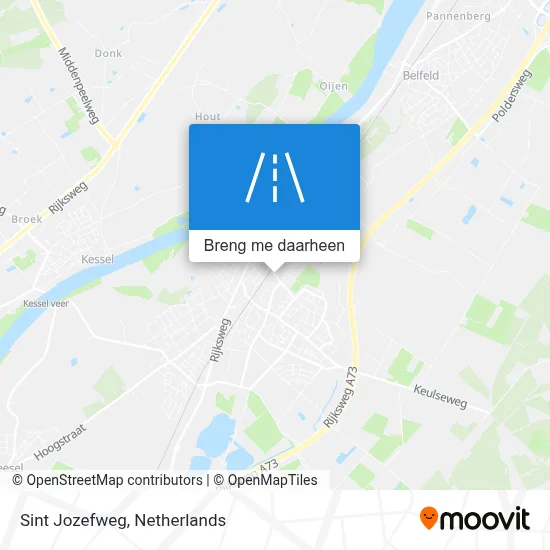Sint Jozefweg kaart