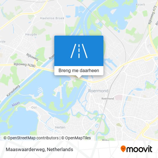 Maaswaarderweg kaart