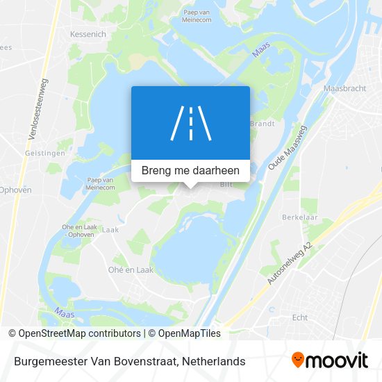 Burgemeester Van Bovenstraat kaart