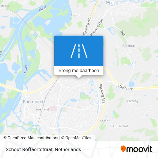 Schout Roffaertstraat kaart