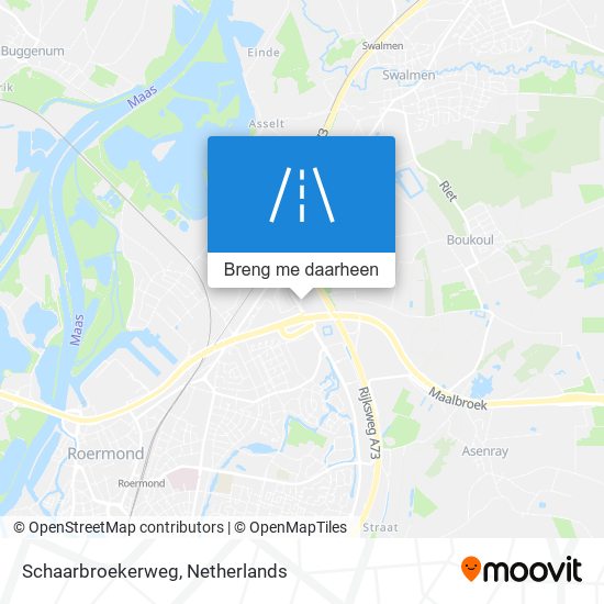 Schaarbroekerweg kaart