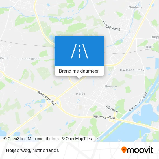 Heijserweg kaart