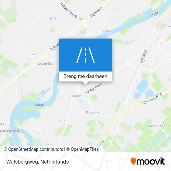 Walsbergweg kaart