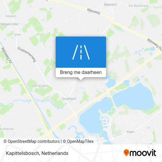 Kapittelsbosch kaart