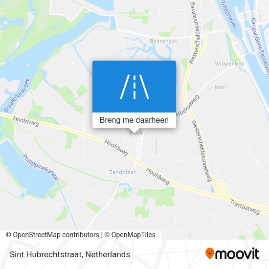 Sint Hubrechtstraat kaart