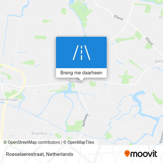 Roeselaerestraat kaart