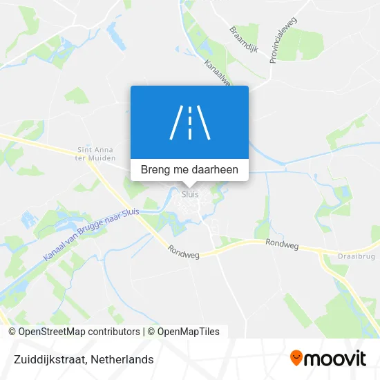 Zuiddijkstraat kaart