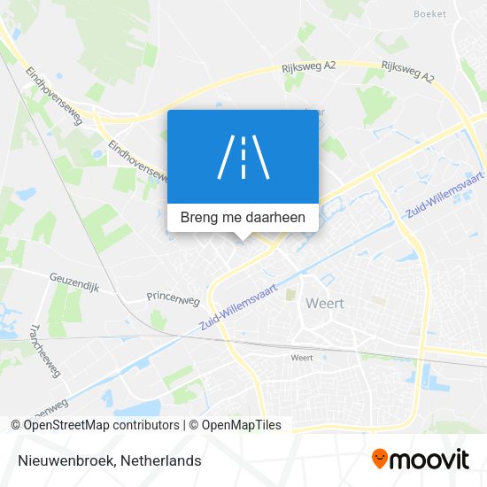 Nieuwenbroek kaart