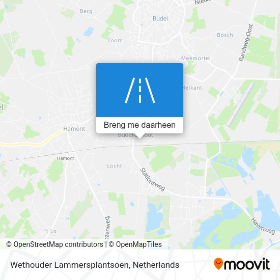 Wethouder Lammersplantsoen kaart