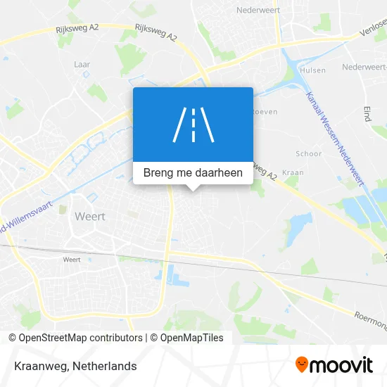 Kraanweg kaart