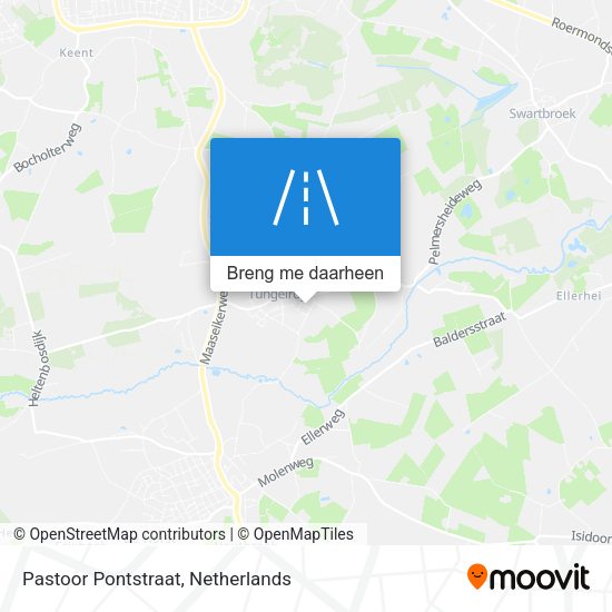 Pastoor Pontstraat kaart