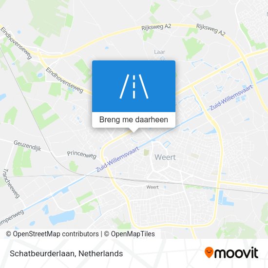 Schatbeurderlaan kaart