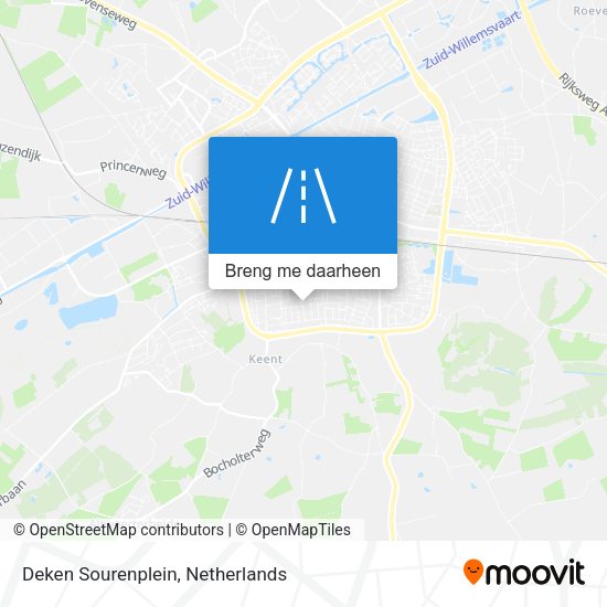 Deken Sourenplein kaart