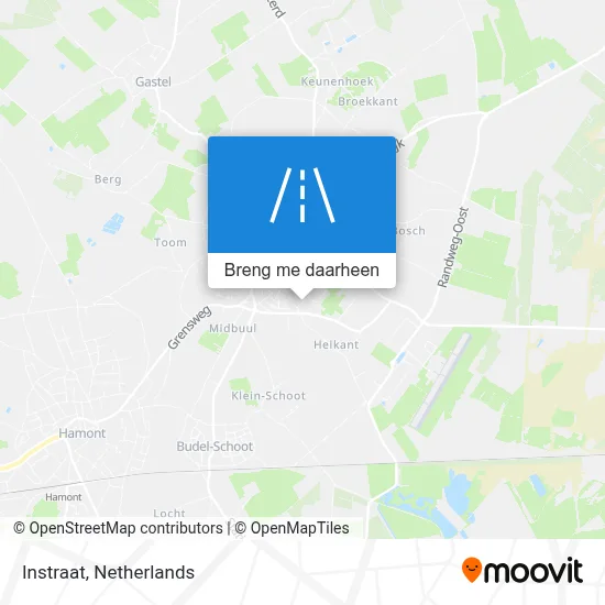 Instraat kaart